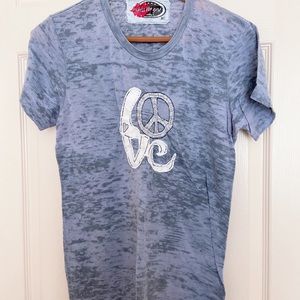 Distressed Love Tshirt (Graphic Tee)
